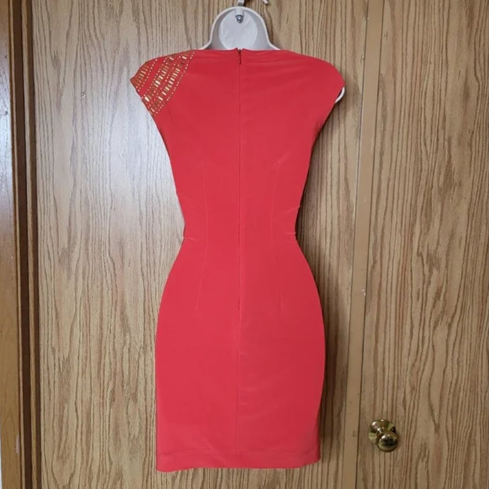 Cache Perfect_4_ Summer Orange/Coral with Gold Embellishments. - Picture 2 of 4